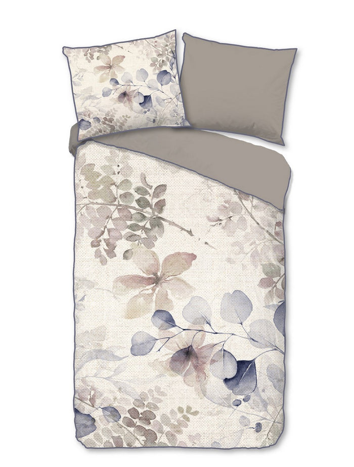 Descanso Dekbedovertrek Biologische Katoen Satijn Fivien - sand