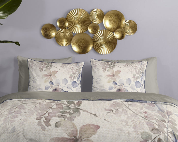 Descanso Dekbedovertrek Biologische Katoen Satijn Fivien - sand