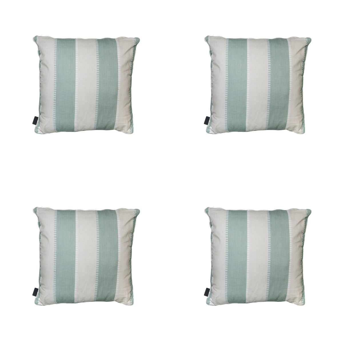 Madison -  Sierkussen Banda kaki - Ca. 50x50 cm - Set van 4