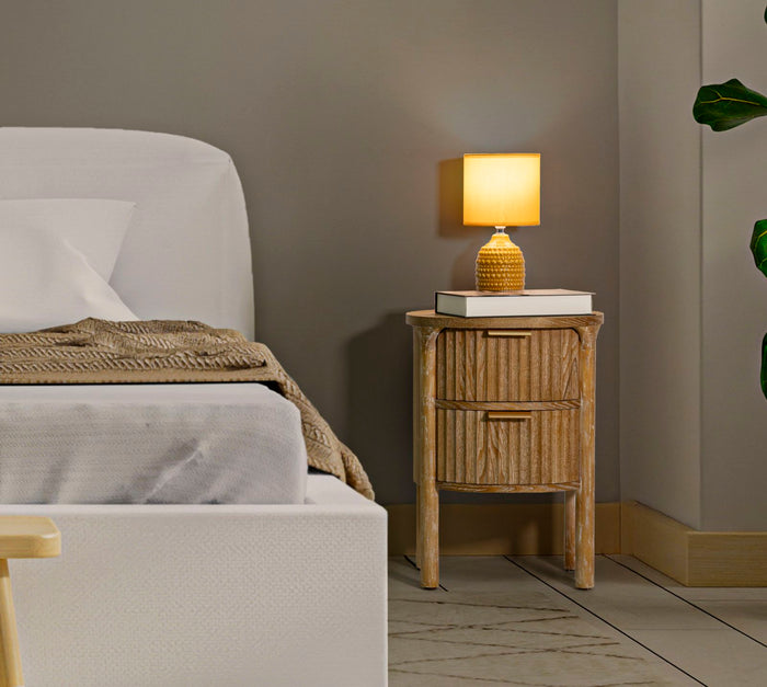 Nachtkastje van dennenhout cm 38x34,5x52