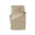 Eleganzzz Dekbedovertrek Bubble Pom Pom Rabbit Fur - sand