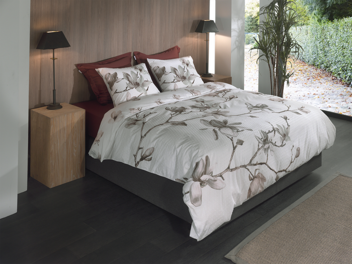 Heckett Lane Dekbedovertrek Katoen Clip-Sheared Rio - White