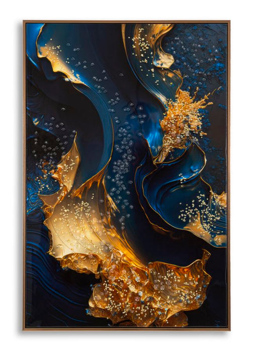 Print op gelakt canvas met lijst 60x4x90 cm