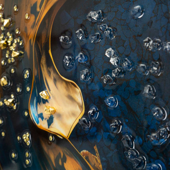 Print op gelakt canvas met lijst 60x4x90 cm