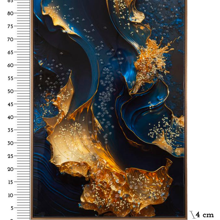 Print op gelakt canvas met lijst 60x4x90 cm