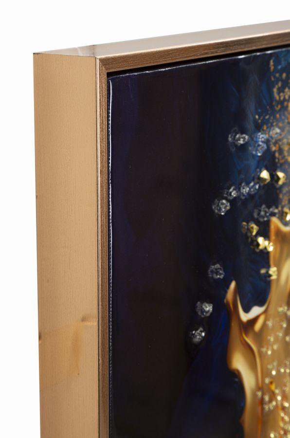 Print op gelakt canvas met lijst 60x4x90 cm