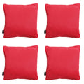 Madison -  Sierkussen Panama red - Ca. 60x60 cm - Set van 4