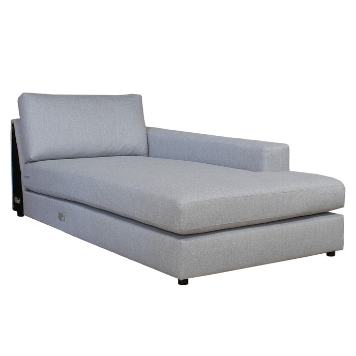 DÉJA Living - U-Bank Lichtgrijs Stof - 382x287x89cm - Arden