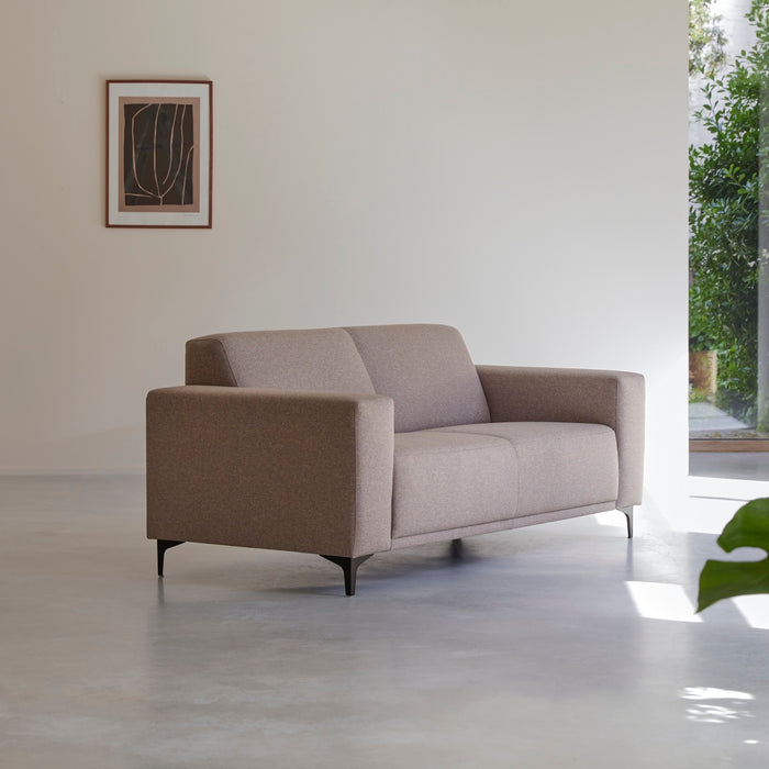 Tikamoon - Stoffen 2,5-zitsbank taupegrijs Lars