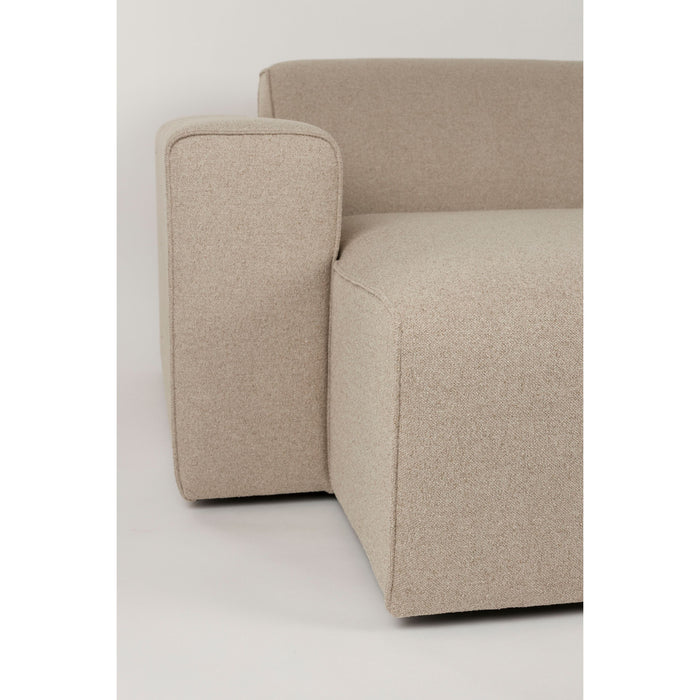 Zuiver Sofa Milka 4,5-zitsbank Chaise longue Links Cappuccino - Beige