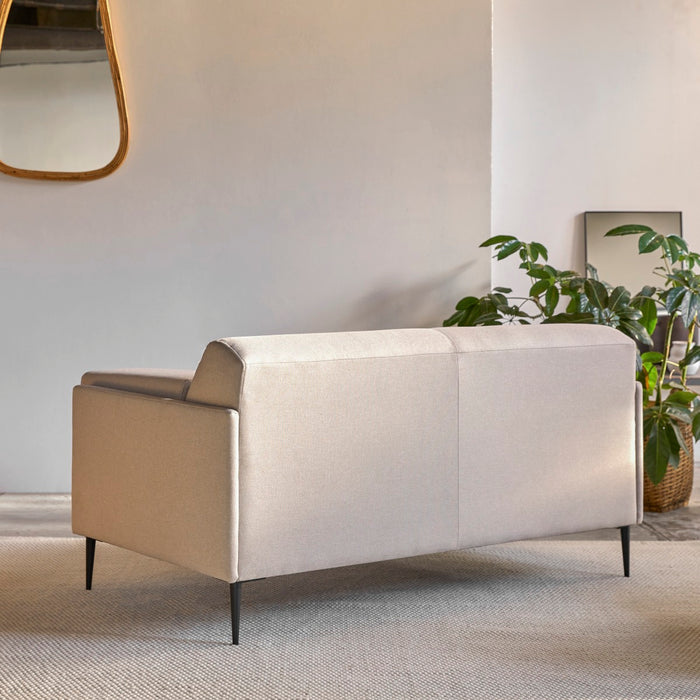 Tikamoon - Finn - Stoffen 2-3-zitsbank, ecru