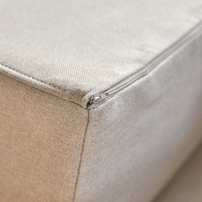 Tikamoon - Finn - Stoffen 2-3-zitsbank, ecru