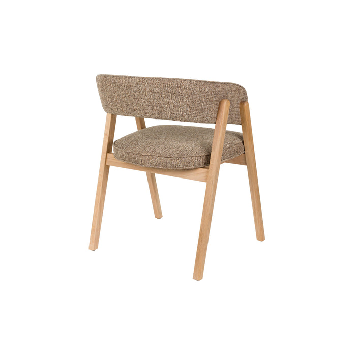 Zuiver Bright Eetkamerstoel Armleuning Bruin