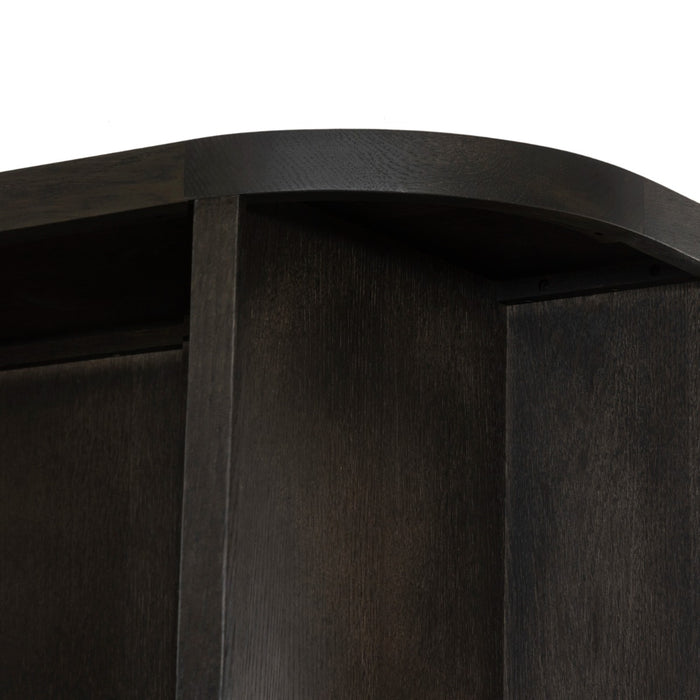 Livingfurn - Boekenkast Bruin Eiken - 145x40x220cm - Novero