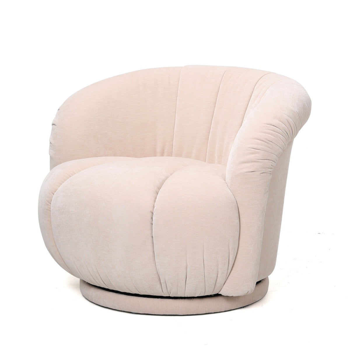 DÉJA Living - Fauteuil Beige Stof|Metaal - 86x84x70cm - Arby