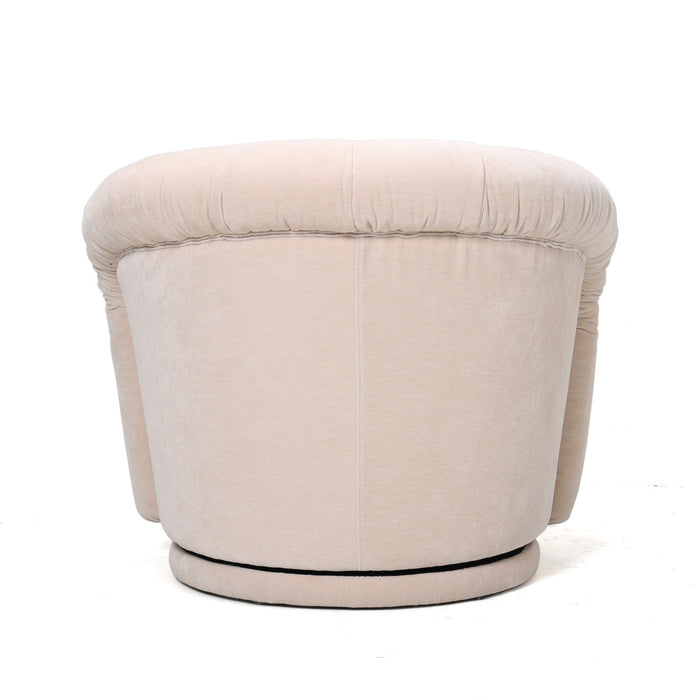 DÉJA Living - Fauteuil Beige Stof|Metaal - 86x84x70cm - Arby