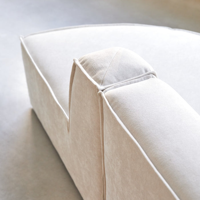 Tikamoon - Modulaire Dario 2-zitsbank in beige stof