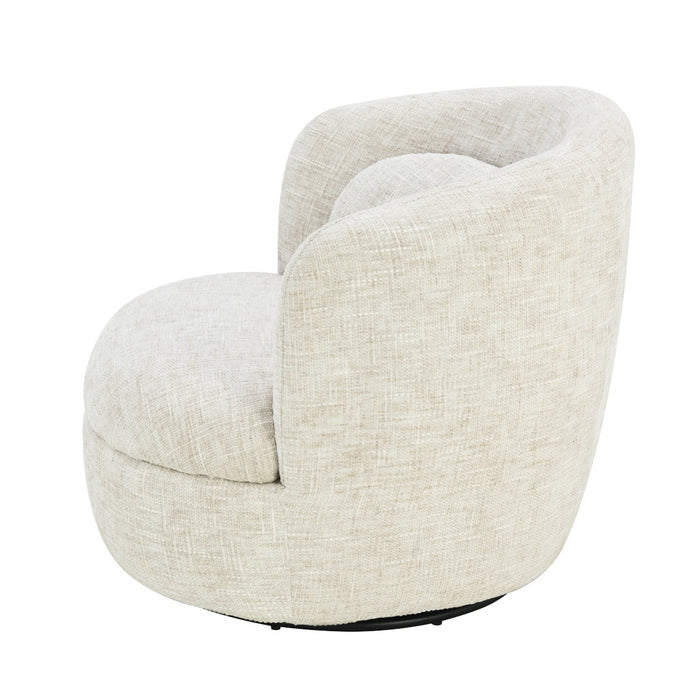 Livingfurn - Fauteuil Britt Cream - 85x84x76cm