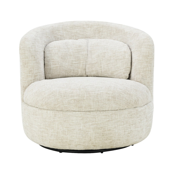 Livingfurn - Fauteuil Britt Cream - 85x84x76cm
