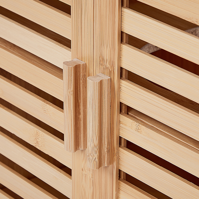 Beliani - MISSOULA - Wastafelkast - Lichtbruin - Bamboe