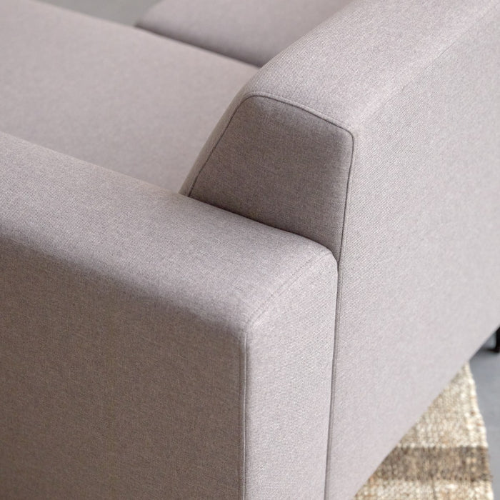 Tikamoon - Lars - Hoekbank rechts in grijze stof 300 x 150 cm