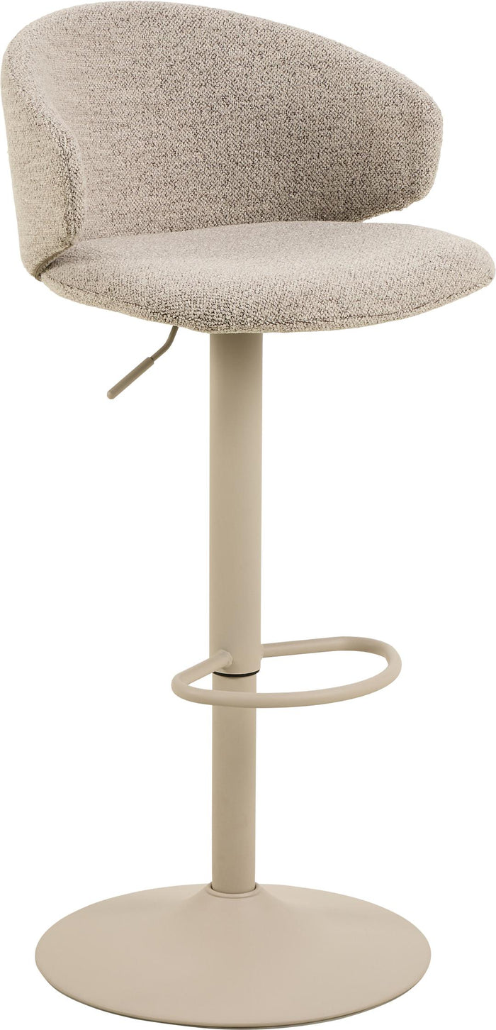 Giga Living - Barkruk Beige Stof - Zithoogte 82cm - Valerie - Set van 2