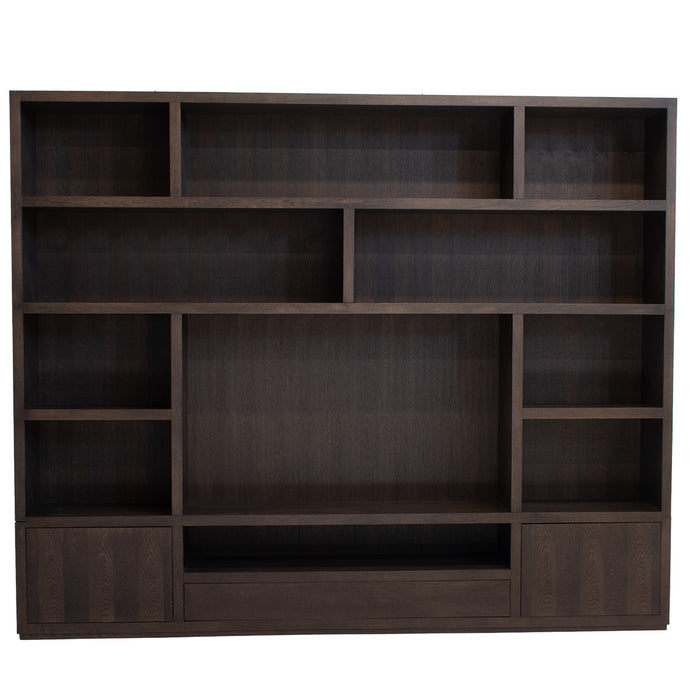 DÉJA Living - Tv-kast Donkerbruin Eikenhout - 280x40x230cm - Laurel