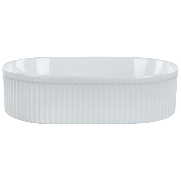 Beliani - GELDO - Wastafel - Wit - 49 x 31 cm - Keramiek