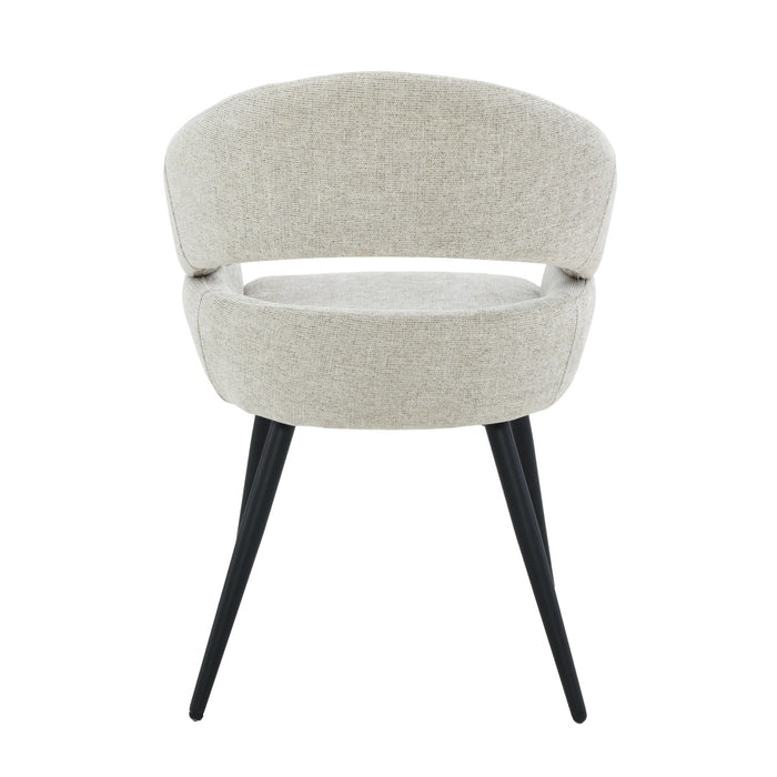 Livingfurn - Eetkamerstoel Megan Toffee Set van 2 - 62x58x85cm