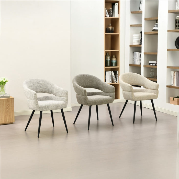 Livingfurn - Eetkamerstoel Megan Toffee Set van 2 - 62x58x85cm