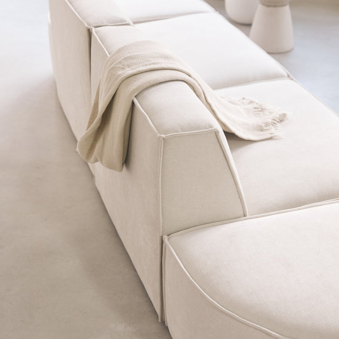 Tikamoon - Modulaire 2-zitsbank Dario in beige stof