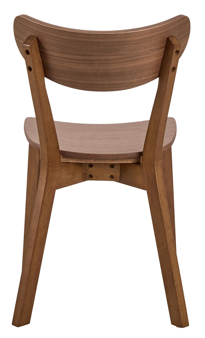 Giga Living - Eetkamerstoel - Naturel - Hout - Zithoogte 42,5cm - Levi - Set van 2