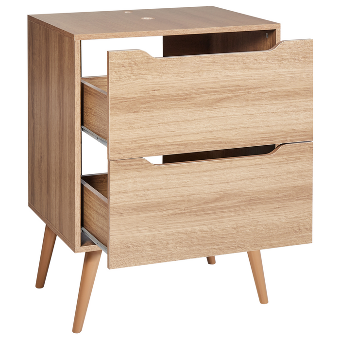 Beliani - CARIACICA - Wastafelkast - Lichtbruin - 60 x 80 cm - MDP