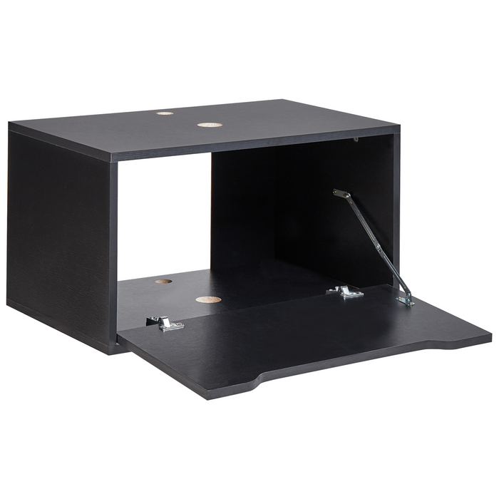 Beliani - PETROLINA - Wastafelkast - Zwart - Vezelplaat