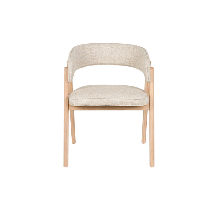 Zuiver Bright Eetkamerstoel Armleuning Beige