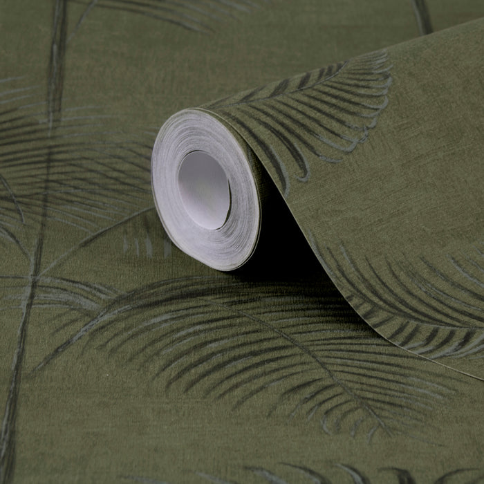LOOKS by Wolfgang Joop Vliesbehang - Palme deluxe - Gr�n - 10mx53cm