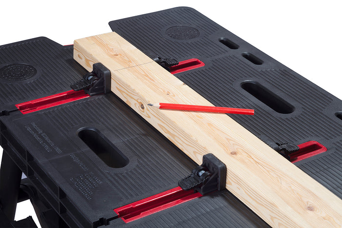 Keter Opvouwbare werktafel met klemmen - 91x55,5x75,5 cm