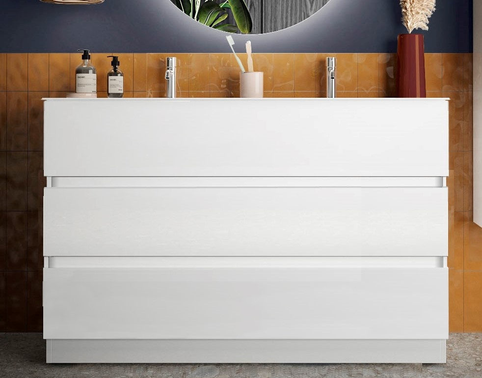 Benvenuto Design Start HG Wit 120 cm Staand Wastafel en Onderkast