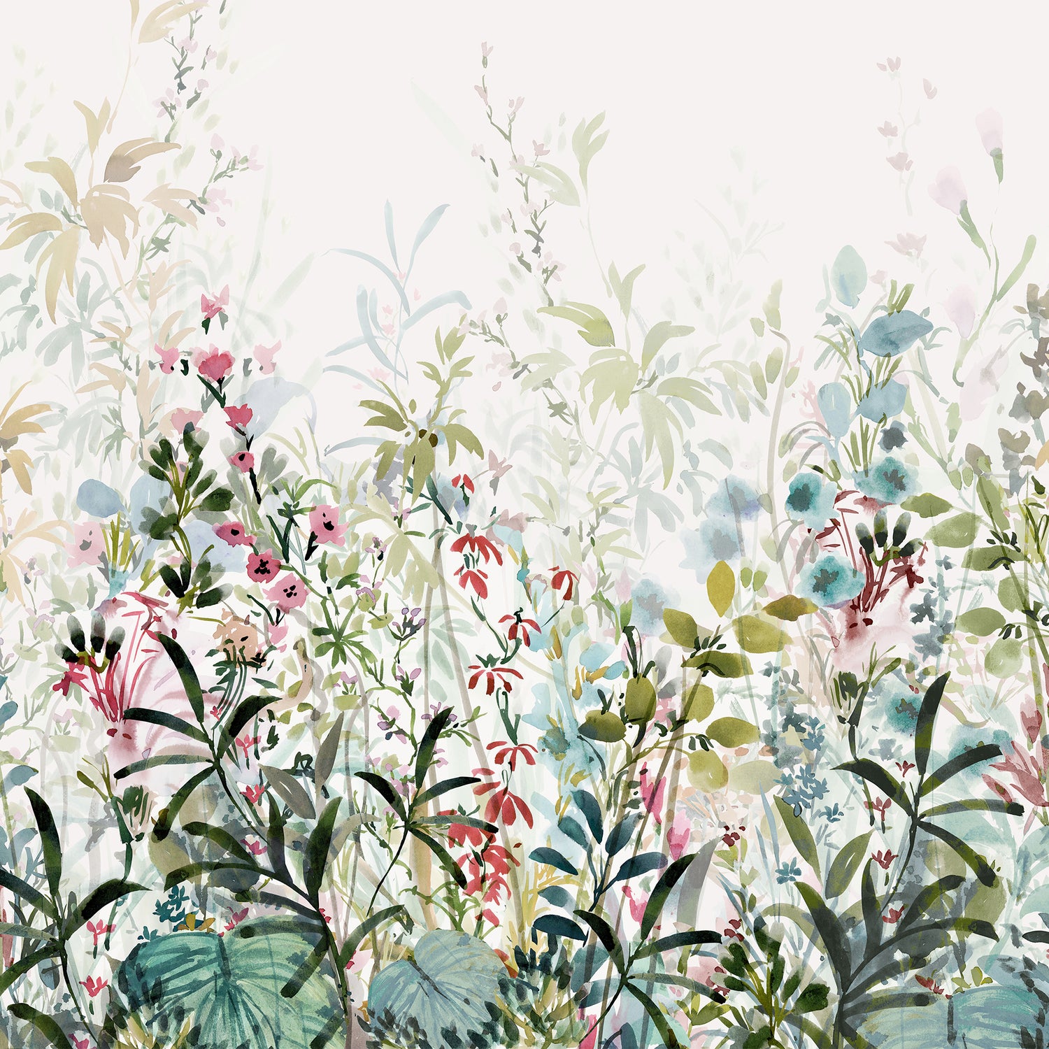 Laura Ashley Pointon Fields Fotobehang - Bloemen - 280x300cm - Multi