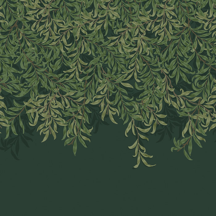 William Morris at Home Fotobehang - Willow Bough Deep Green - 400x250
