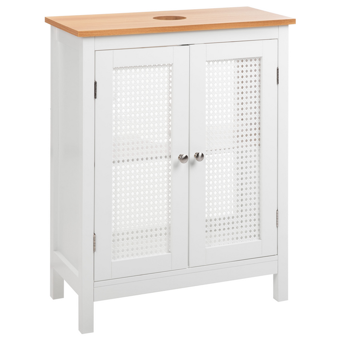 Beliani - ALAMOS - Wastafelkast - Wit - 60 x 75 cm - MDF