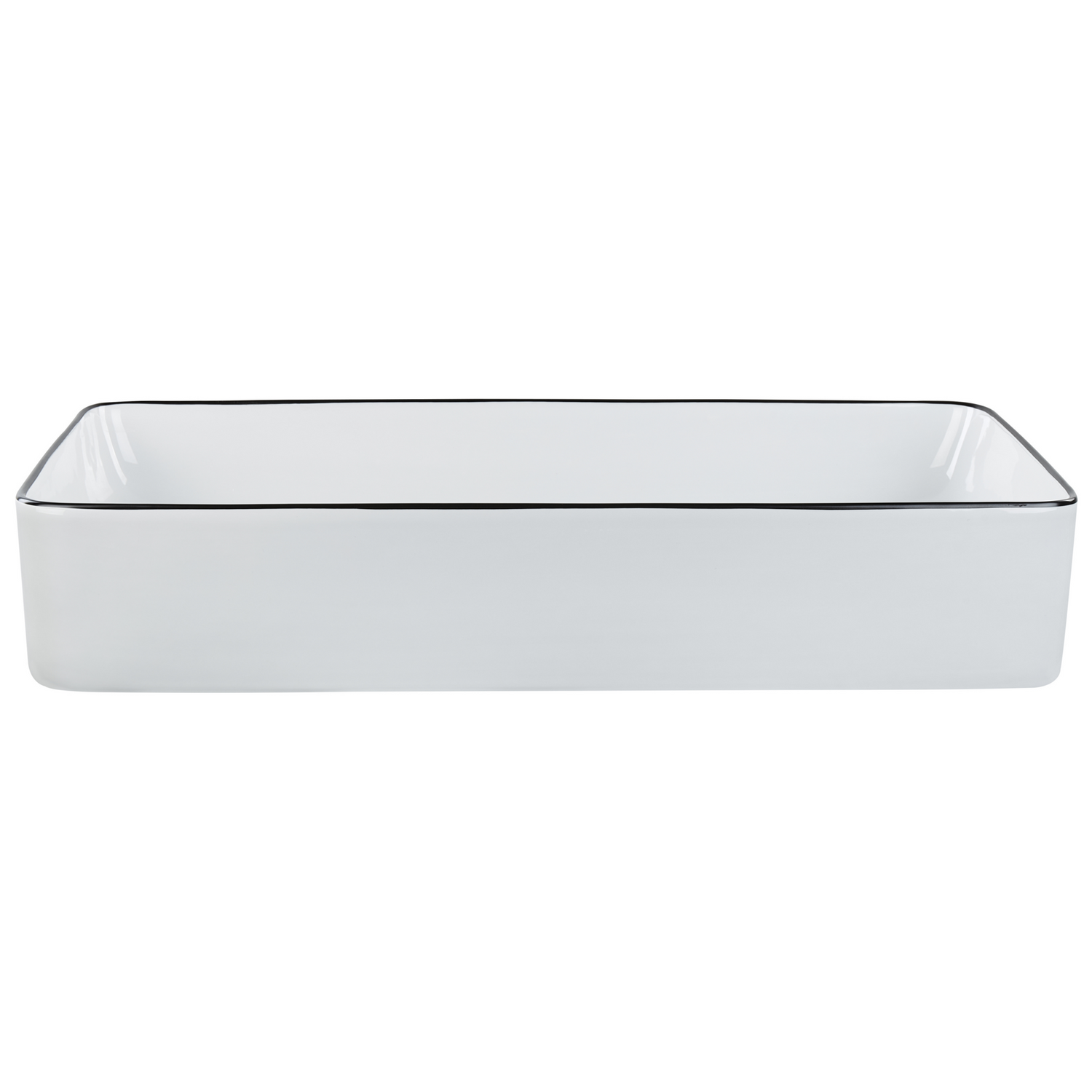 Beliani - XERT - Wastafel - Wit - 61 x 35 cm - Keramiek