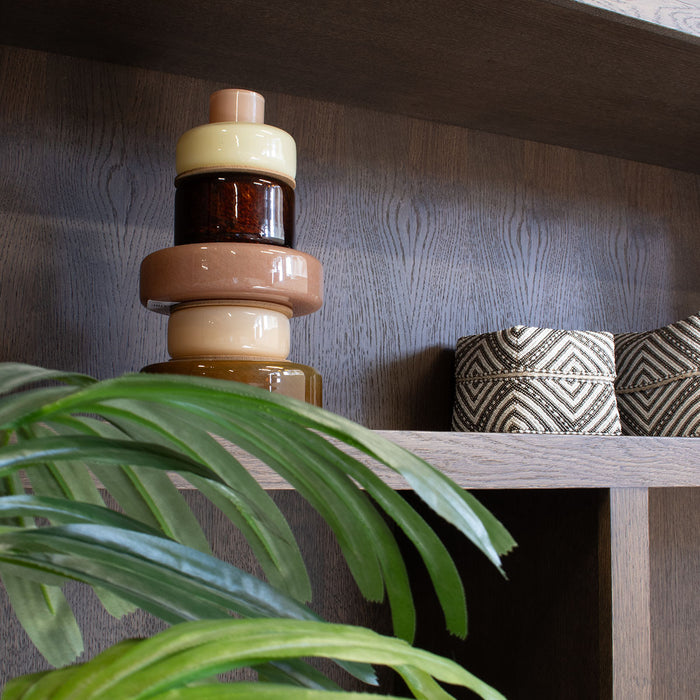 DÉJA Living - Tv-kast Donkerbruin Eikenhout - 280x40x230cm - Laurel