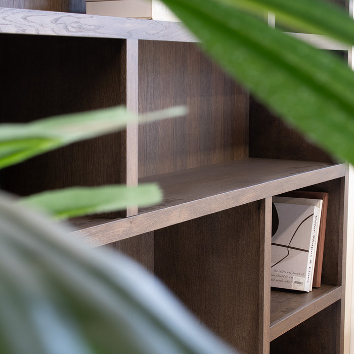 DÉJA Living - Tv-kast Donkerbruin Eikenhout - 280x40x230cm - Laurel