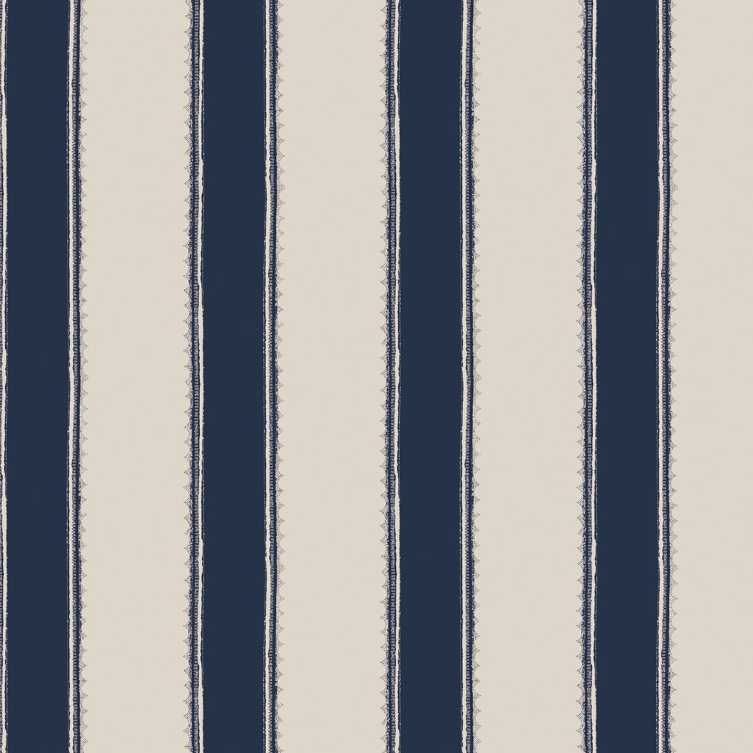 Laura Ashley Denwick Stripe Behang - Streep - 10mx52cm - Blauw