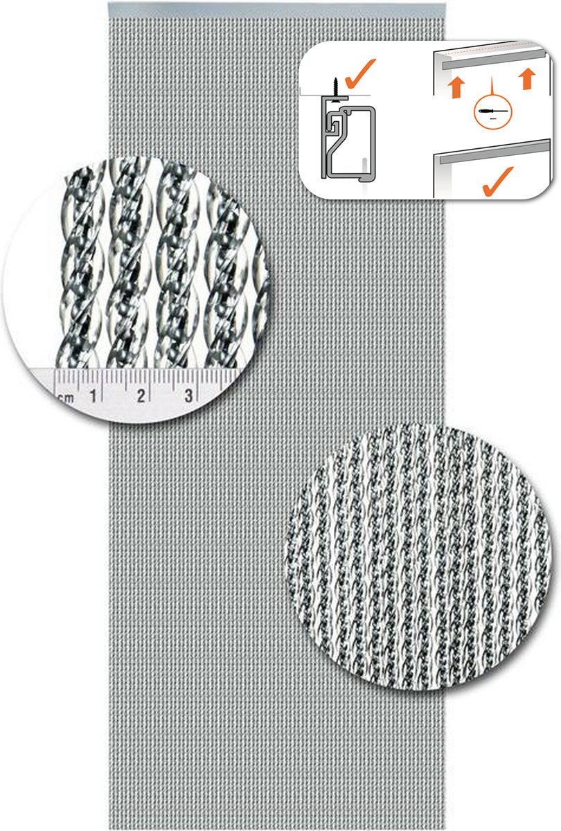 Vliegengordijnenexpert Venetië Vliegengordijn - 92x210 cm -