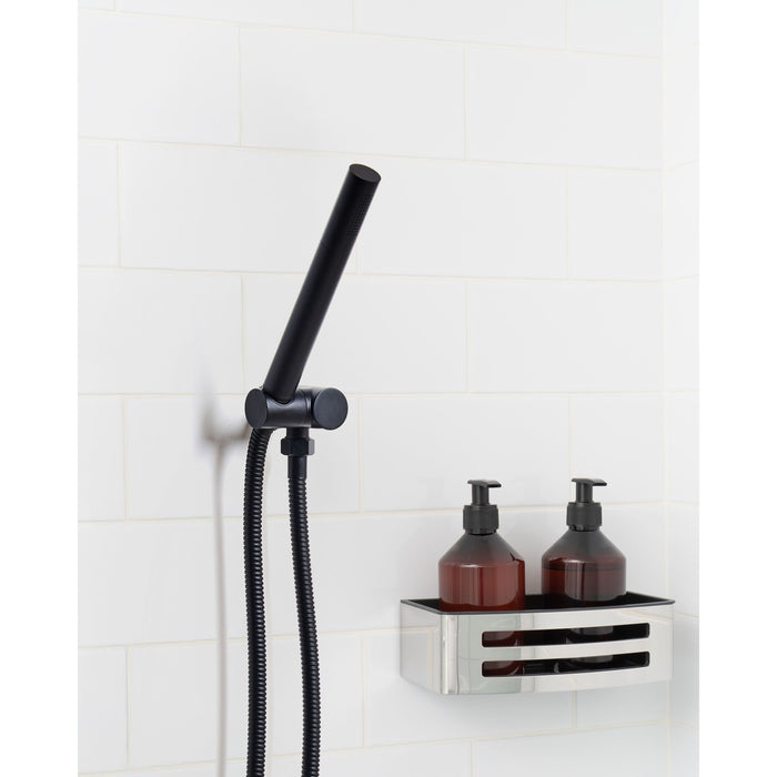 Beliani - MARFAU - Handdouche - Zwart - Messing