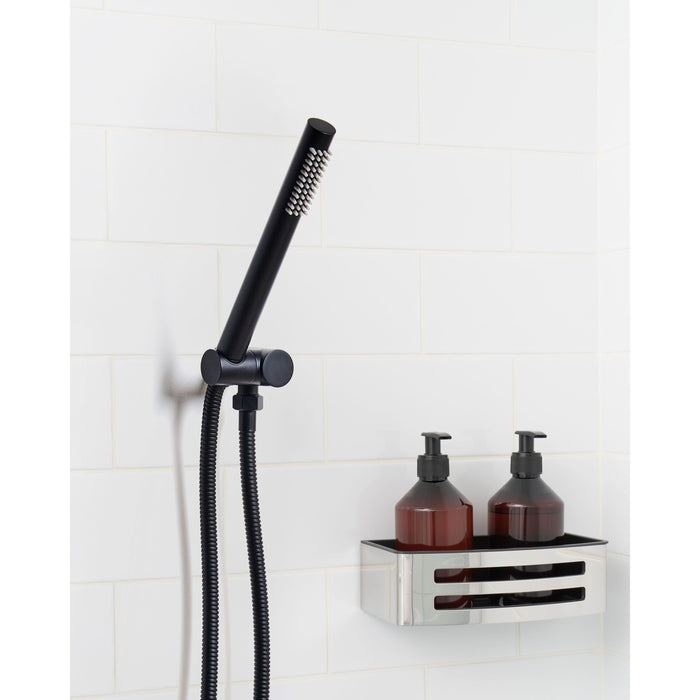 Beliani - CABUYAL - Handdouche - Zwart - Messing