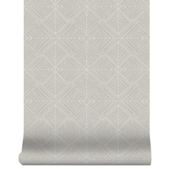 Kayori vliesbehang Kyushu - Grijs