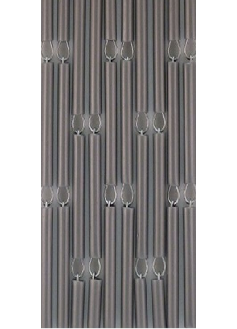 Vliegengordijnenexpert Vliegengordijn Hulzen - Zilver 90 x 210 cm Op